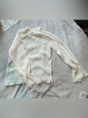 Sheer layering top